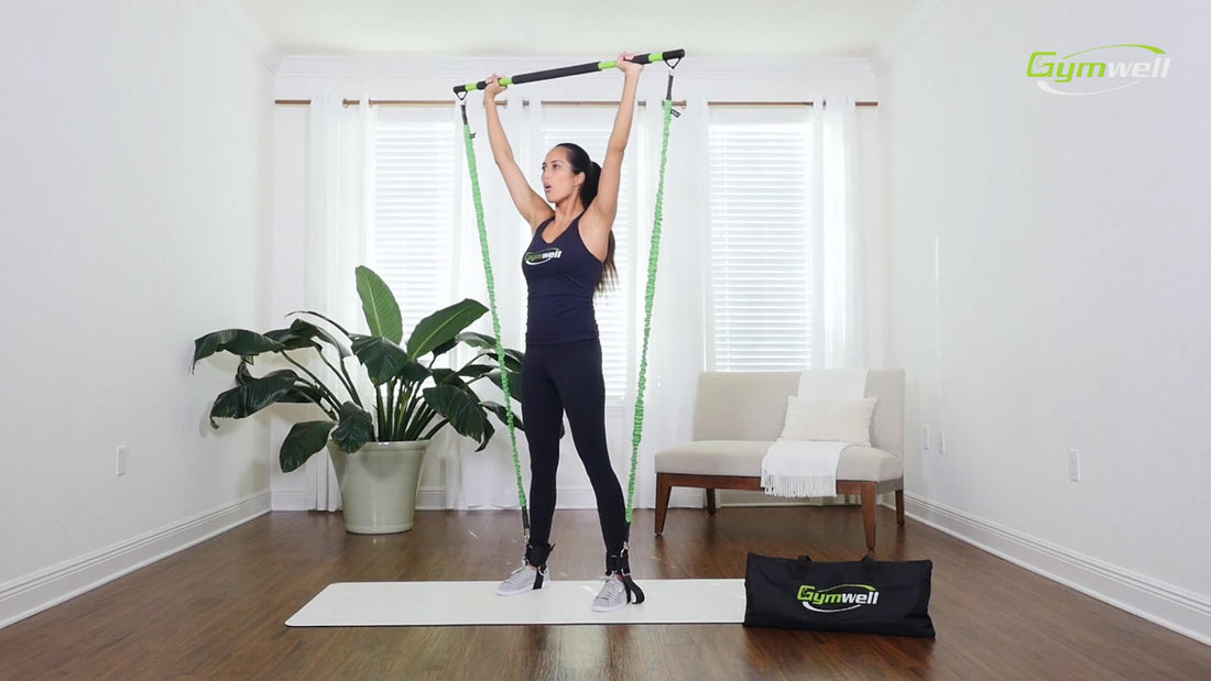 Thigh Workout at Home: Overhead Squat