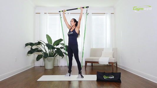 Thigh Workout at Home: Overhead Squat